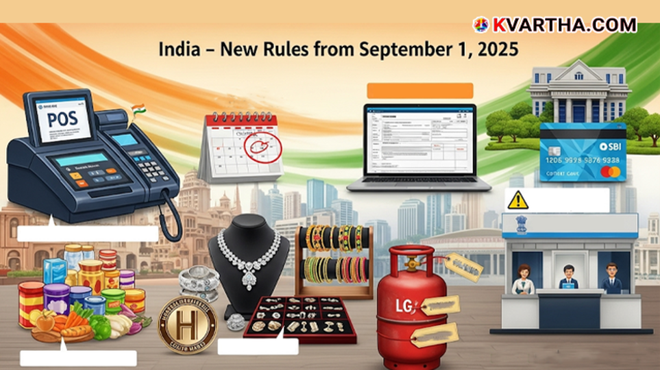 Image depicting financial changes and new rules in India.