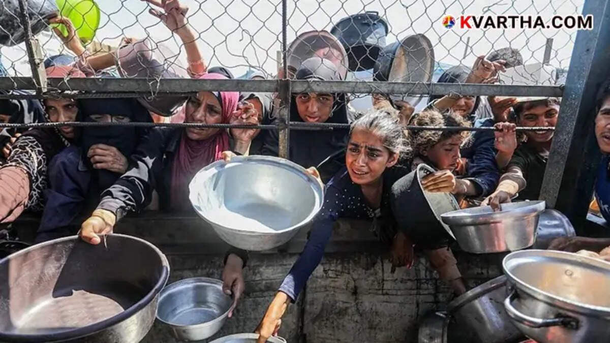 A photo showing the humanitarian crisis in Gaza.