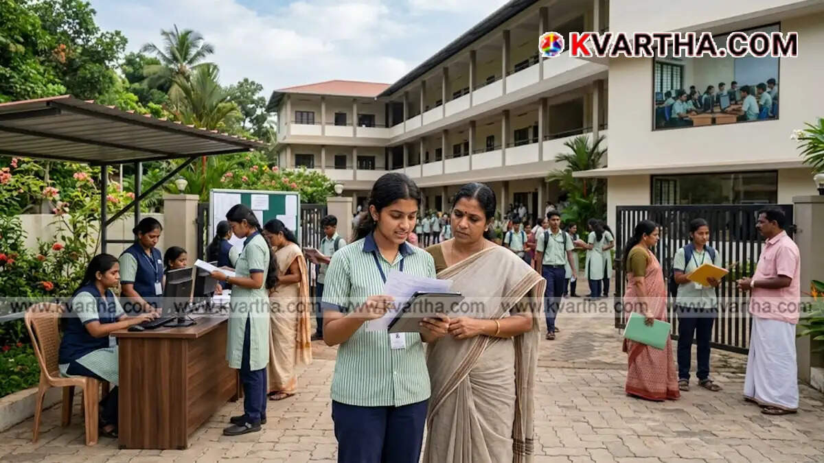  Students checking their admission allotment status online.