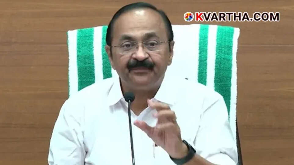 Kerala Chief Minister V.D. Satheesan addressing a press conference after the cabinet meeting