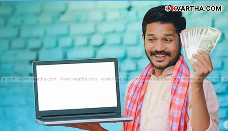 A person working on a laptop, representing online jobs and earning from home.
