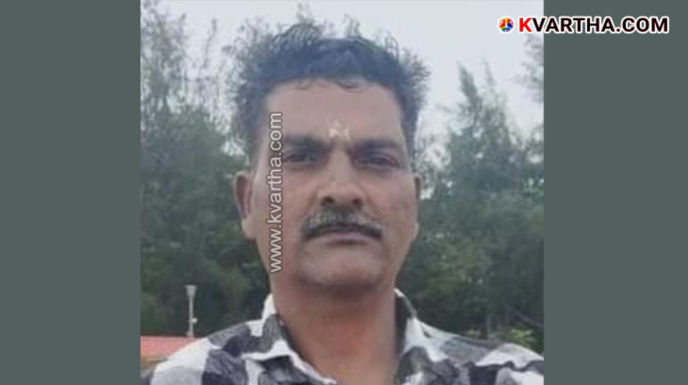 Portrait of Manoj from Kannur who died from electric shock.