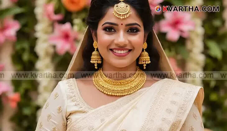 Bride Representing Kerala Gold Price July 14