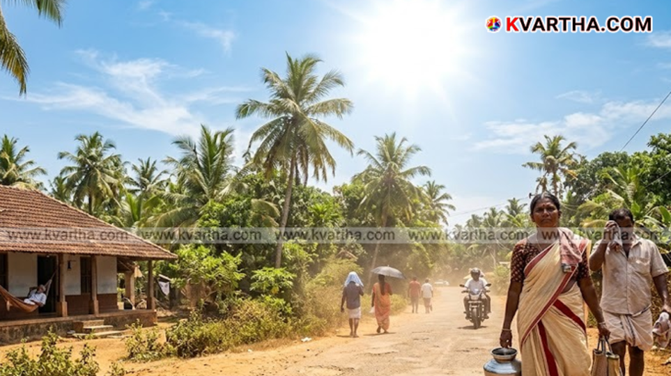 A symbolic image of the Disaster Management Authority's warning against fake news and combating the heat.