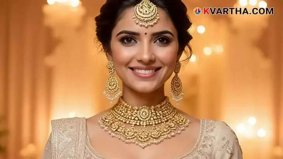 Bride Representing Kerala Gold Price Pctober 04