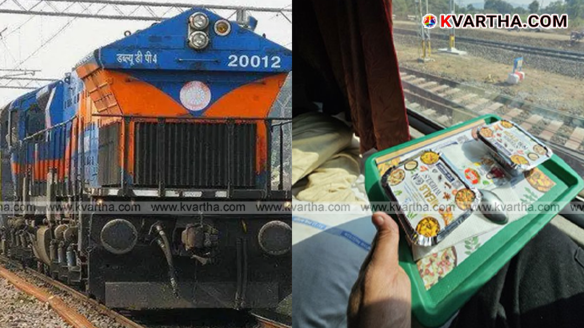 Food served in Indian Railways premium trains like Rajdhani