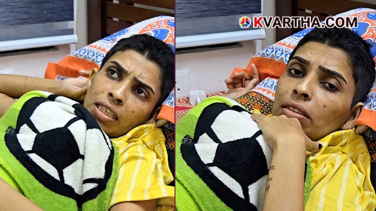 Screenshot from Renu Sudhi's viral reel video