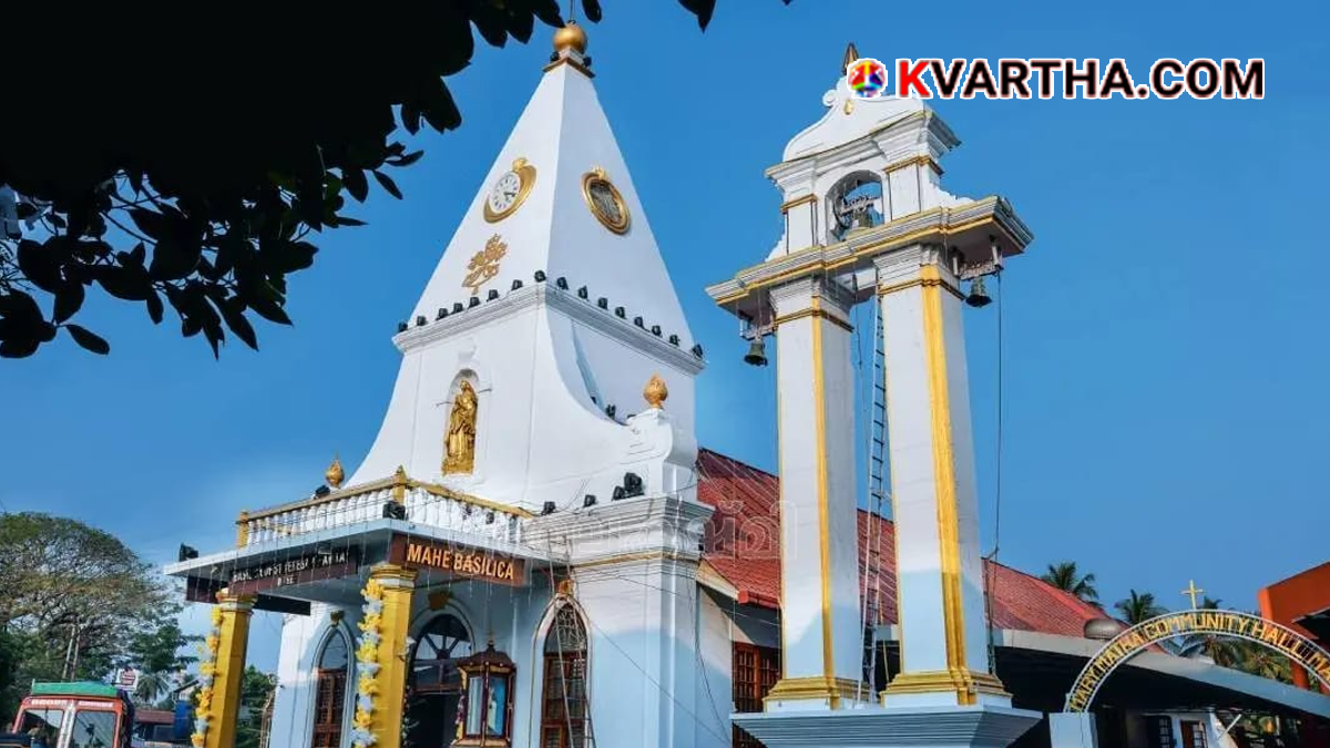  Representational image reflecting St. Teresa annual feast and flag hoisting at Mahe Basilica