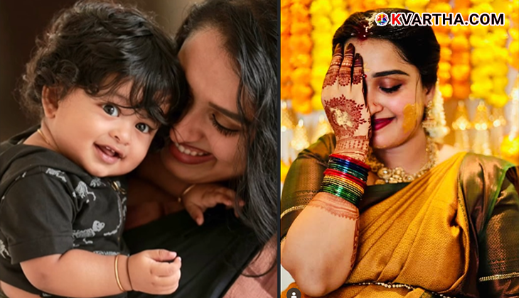 Actress Rasna with a baby bump, sparking pregnancy rumors.