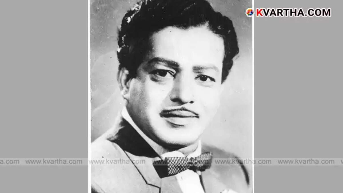  Portrait of legendary Malayalam actor Sathyan.