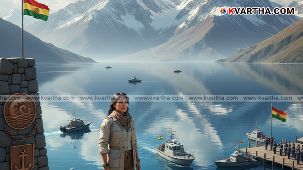 Bolivian Navy vessel on Lake Titicaca