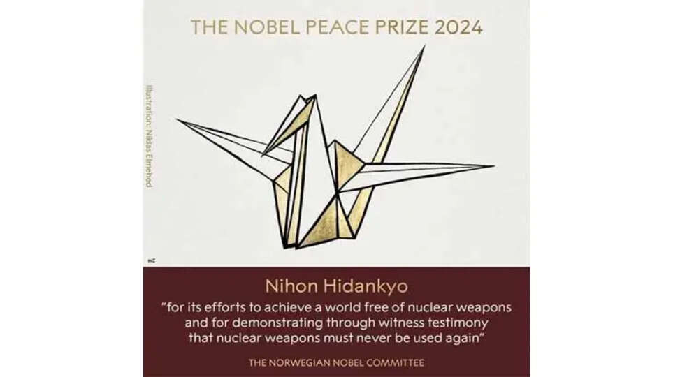 Nobel Peace Prize Awarded to Hiroshima and Nagasaki Survivors Group