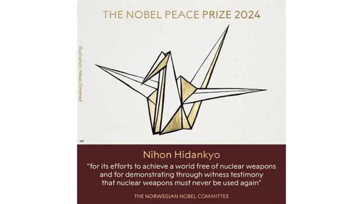 Nobel Peace Prize Awarded to Hiroshima and Nagasaki Survivors Group