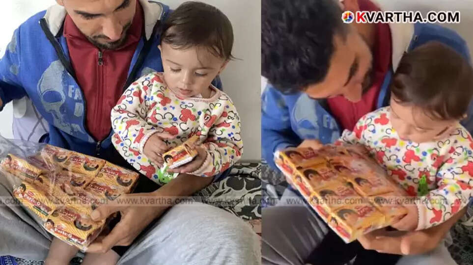 Food items displayed in a shop in Gaza, highlighting the severe food shortage.
