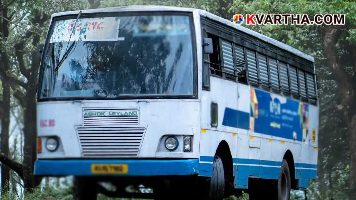KSRTC bus service highlighting the new women's travel initiative.
