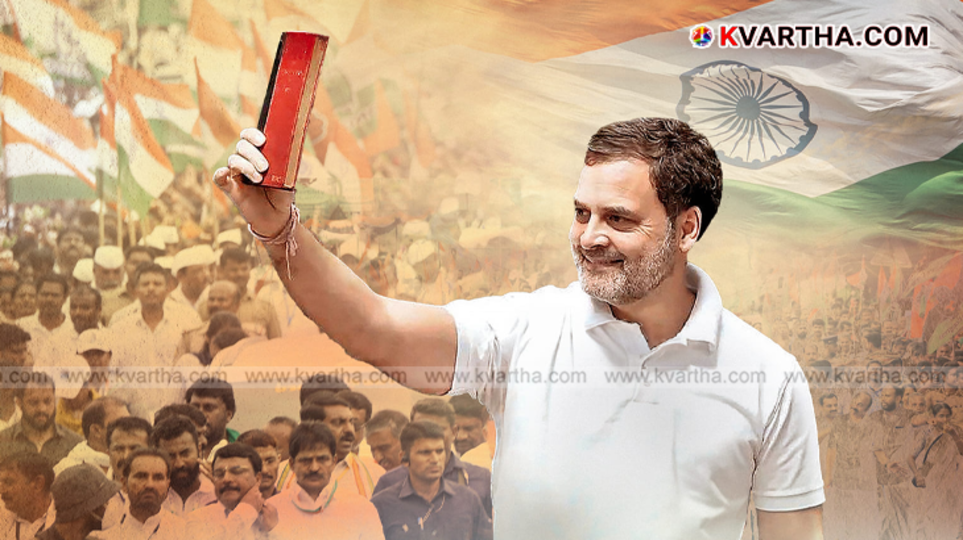 Rahul Gandhi addressing a press conference about the 'Vote Chori' allegations and Indian democracy.