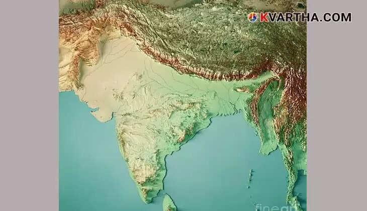 Map of India highlighting areas of social and political unrest