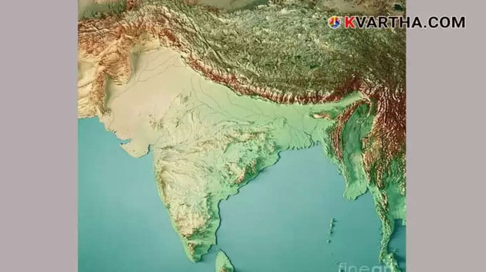 Map of India highlighting areas of social and political unrest