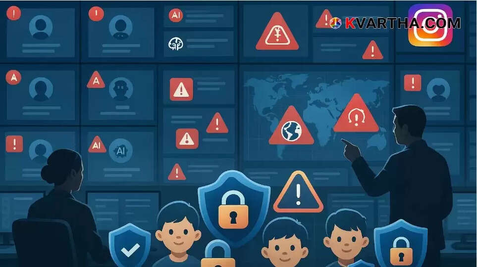 Instagram deletes 1.35 lakh accounts over inappropriate comments.