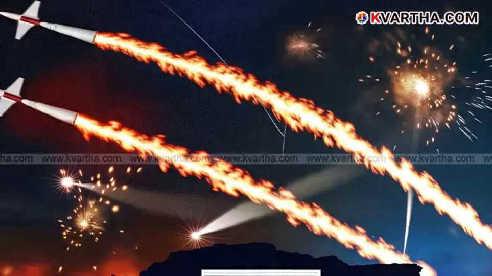 A generic image of a ballistic missile in flight.