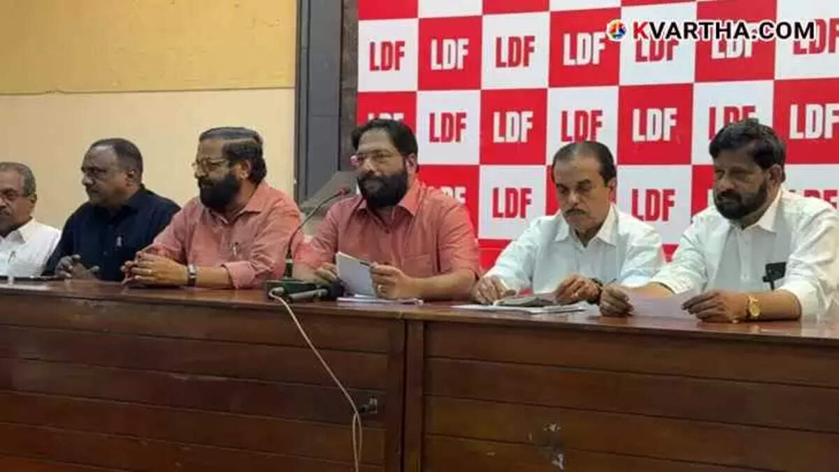 LDF candidates list announcement for Thiruvananthapuram Corporation.