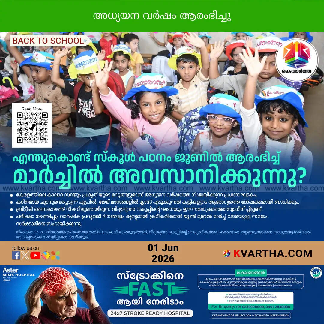 why kerala schools open june