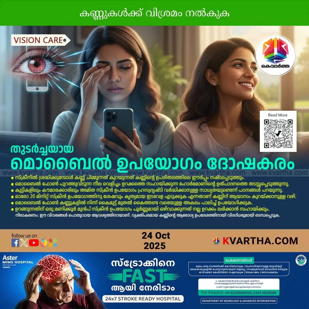 mobile phone usage eye health guidelines 2024