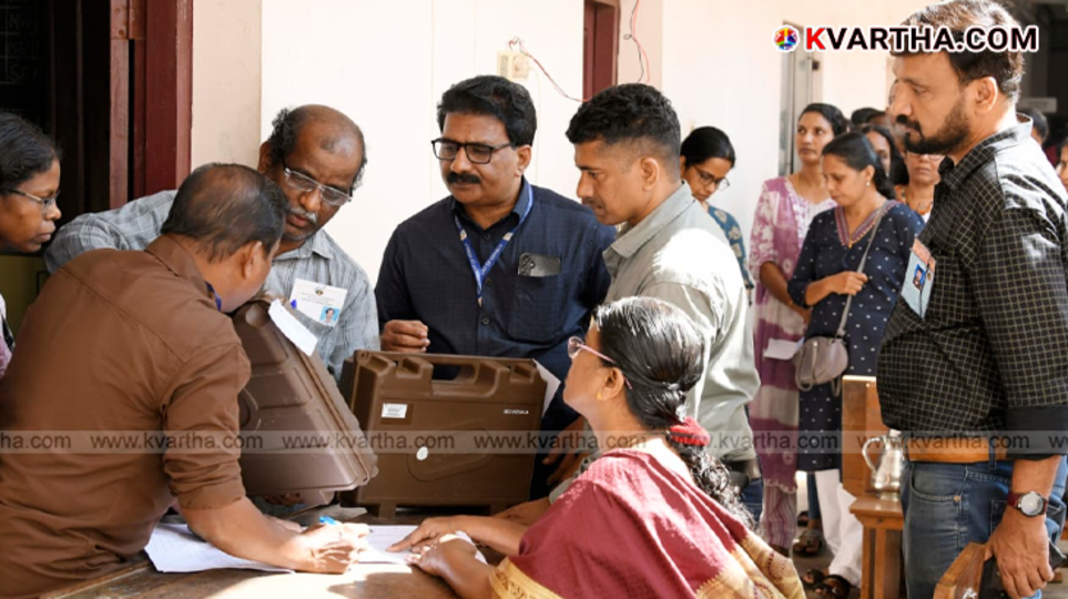 Security personnel and webcasting equipment for Kannur election