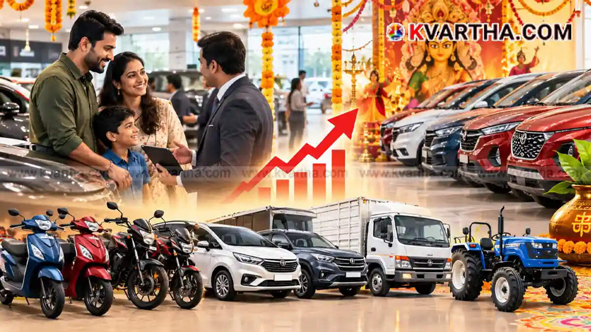 Representational image showing the surge in auto sales during the Navratri festival in India