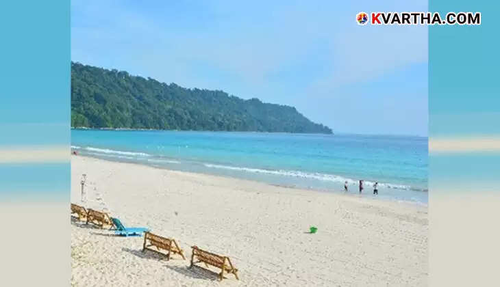 Andaman Nicobar Island beautiful beach with clear water