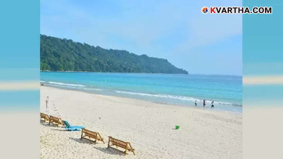 Andaman Nicobar Island beautiful beach with clear water