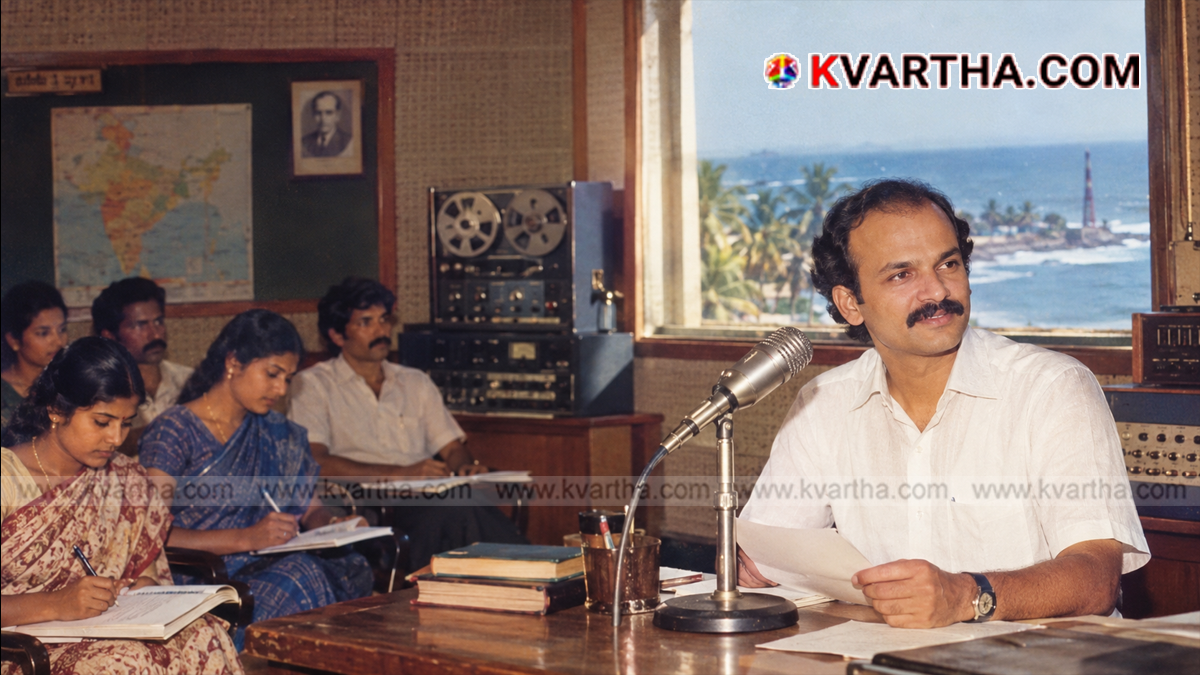 Representational image reflecting vintage radio and Akashvani broadcasting memories