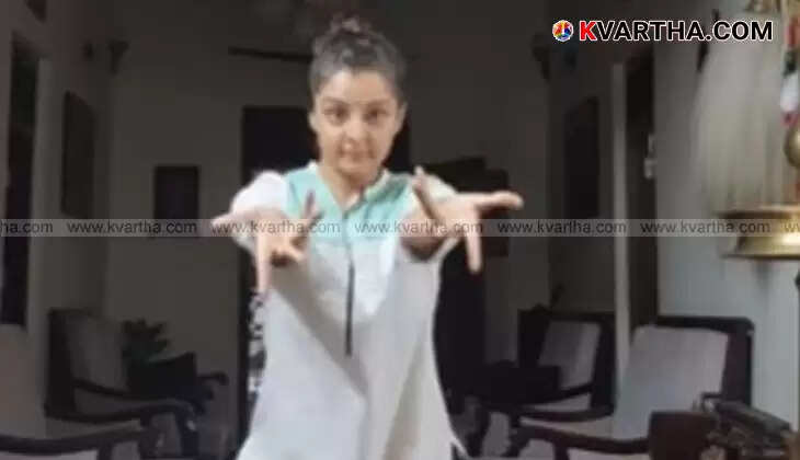 Manju Warrier practicing Kuchipudi dance.