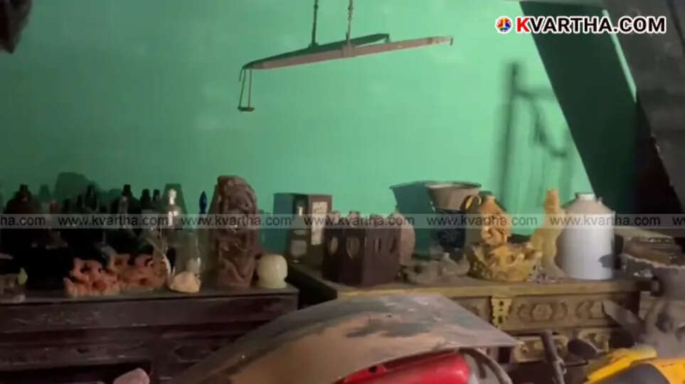 Ancient artifacts found in a house in Kottikulam, Kasaragod.