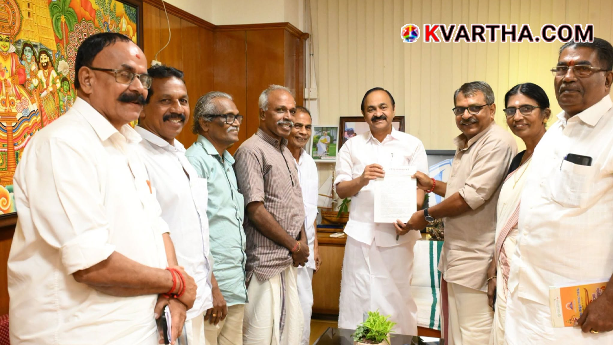 Hindu Aikyavedi leaders meeting Kerala Chief Minister VD Satheesan