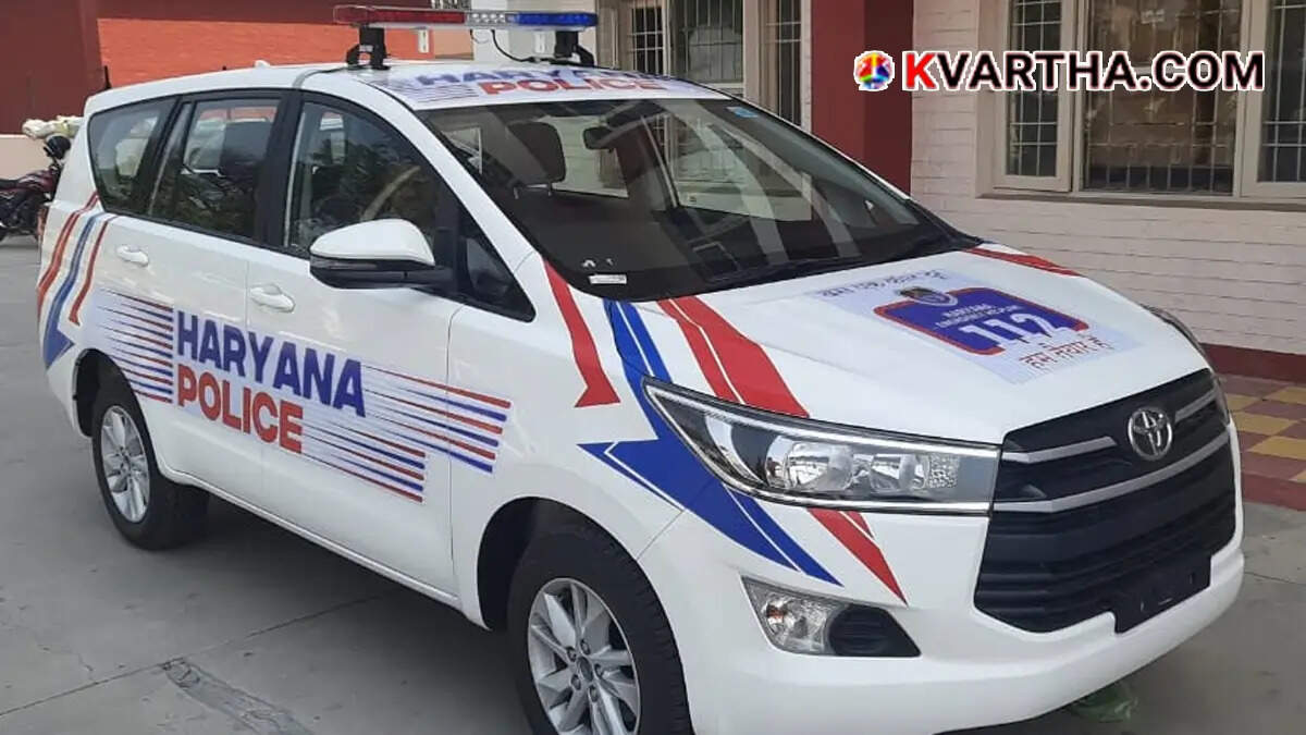 Haryana Police vehicle