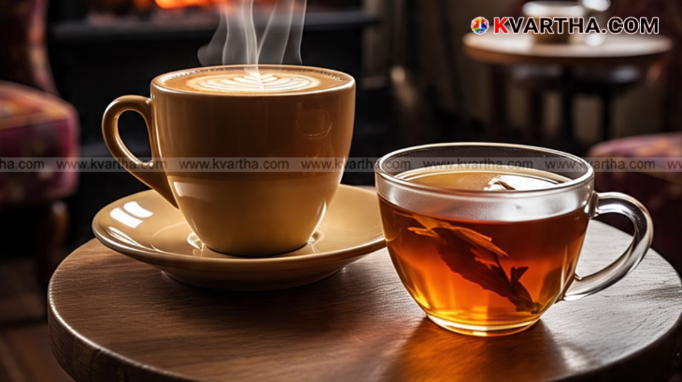  Hand holding a cup of tea or coffee