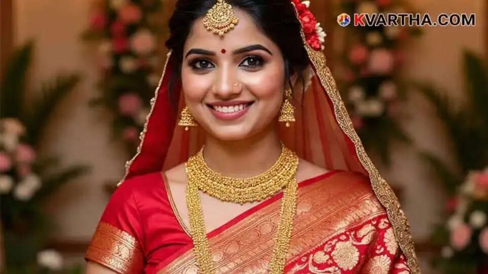 Bride Representing Kerala Gold Price February 21 