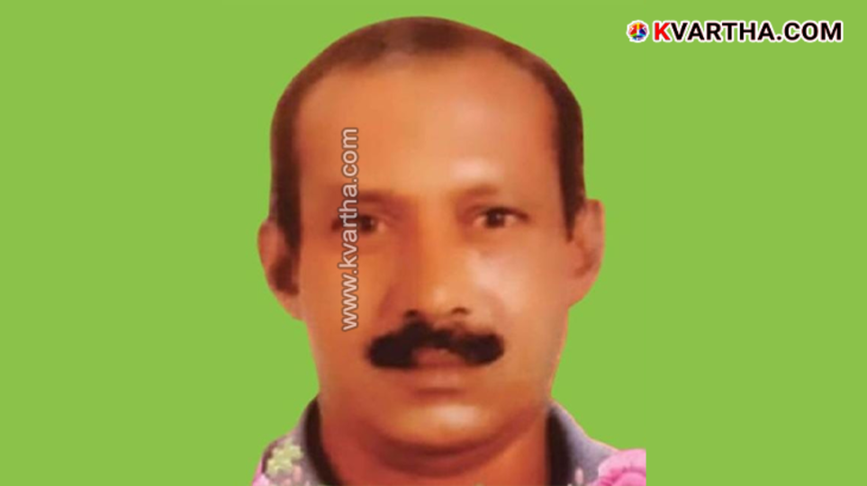 Memorial photo of E N Sajeevan, who died in a bike accident.