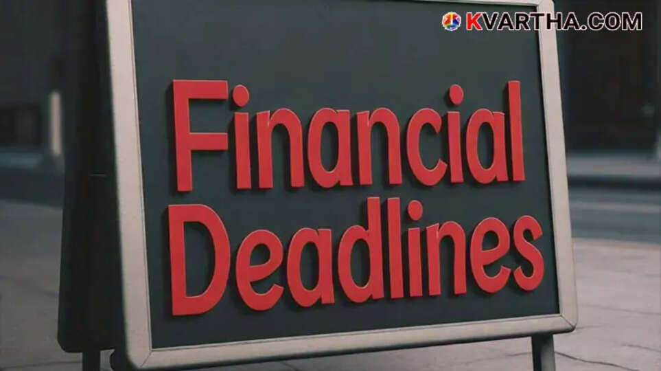Important financial deadlines to be met by December 31