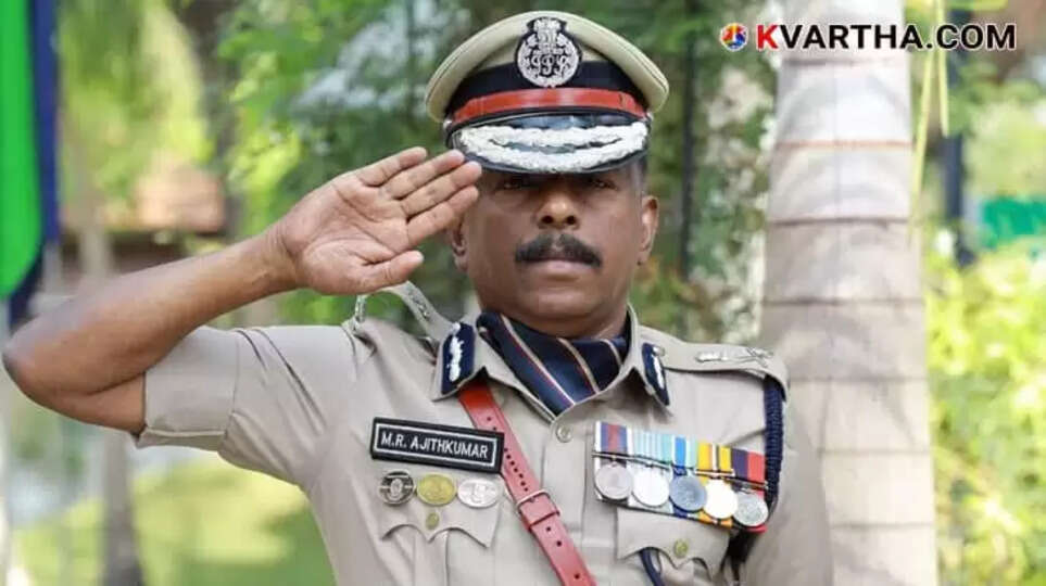 M.R. Ajith Kumar, newly appointed Excise Commissioner of Kerala.