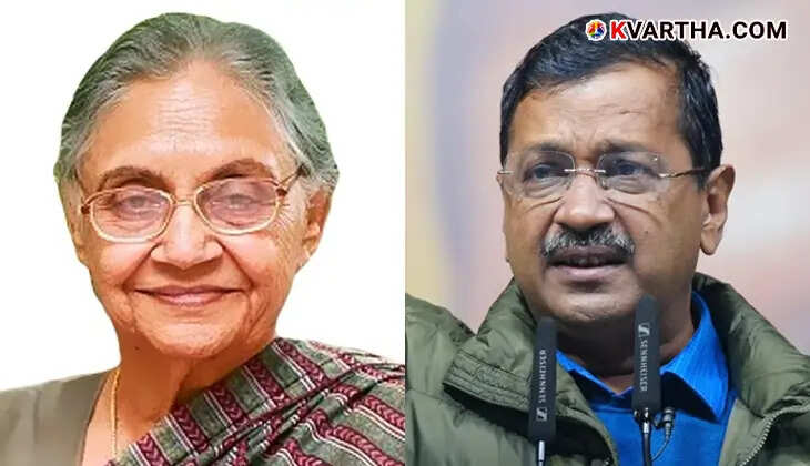  AAP leader Arvind Kejriwal, Former CM of Delhi Sheila Dikshit
