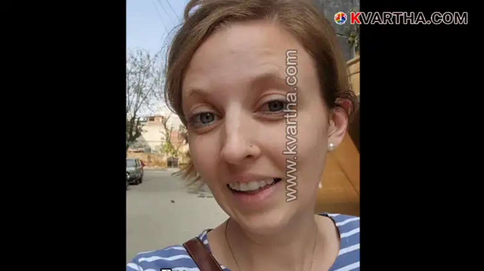 Kristen Fischer enjoying life in India with her children.