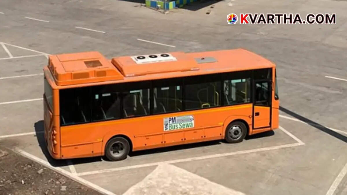 epresentation of PM e-Bus Sewa scheme with electric bus