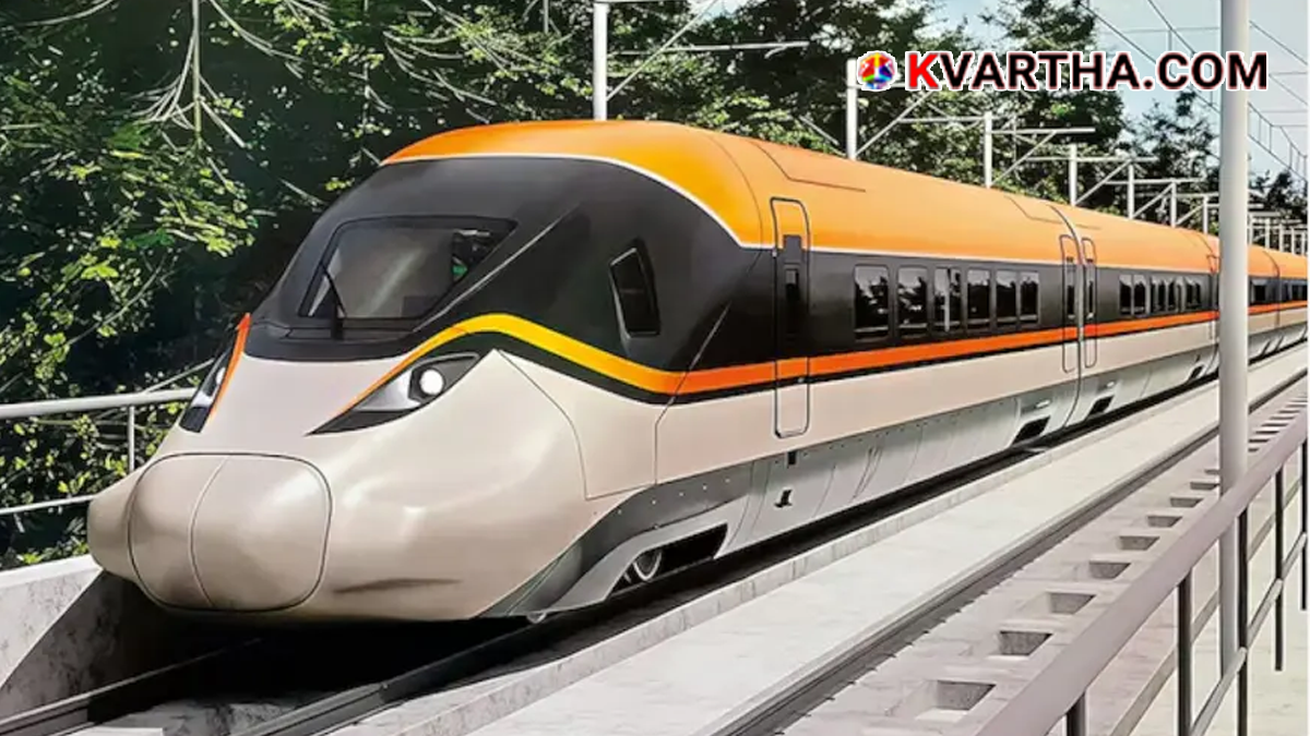 Representational image of India's first bullet train trial run and high-speed rail corridor