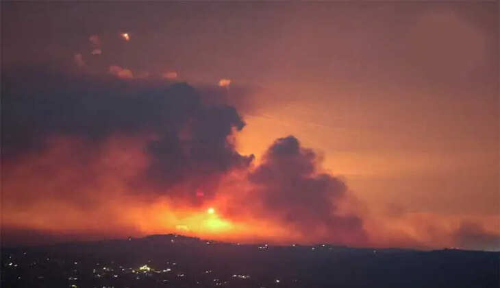 Hezbollah rocket attack on Israeli military centers
