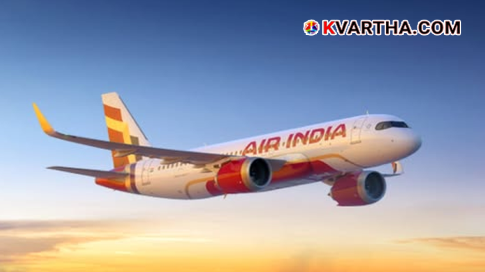 Air India flight making an emergency landing at Delhi Airport.