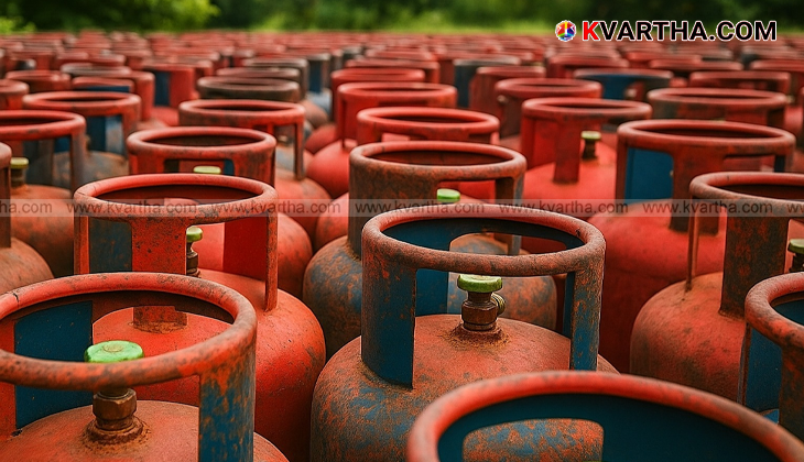  A gas cylinder, representing cooking gas.