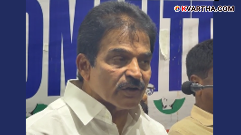 AICC General Secretary KC Venugopal holding a press conference at the KPCC headquarters.&nbsp;