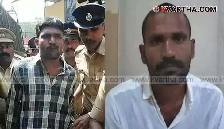 Govindachamy being apprehended after escaping Kannur Central Jail.